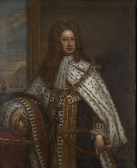 Sir Godfrey Kneller Portrait of King George I China oil painting art